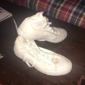 tall white converse sneakers